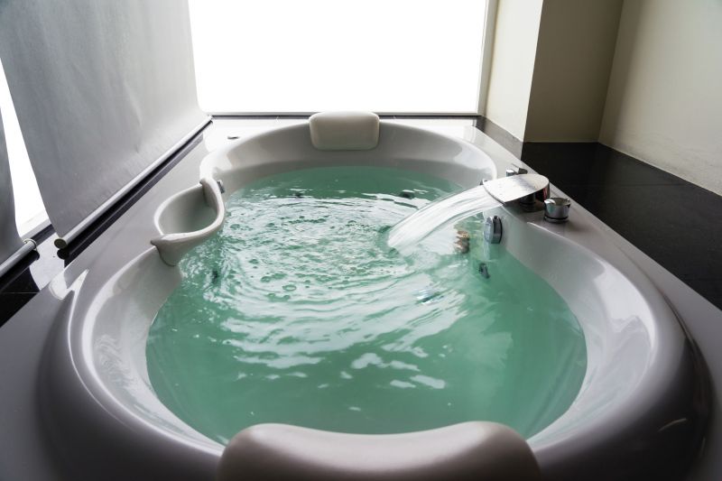 Spa-Style Corner Tub